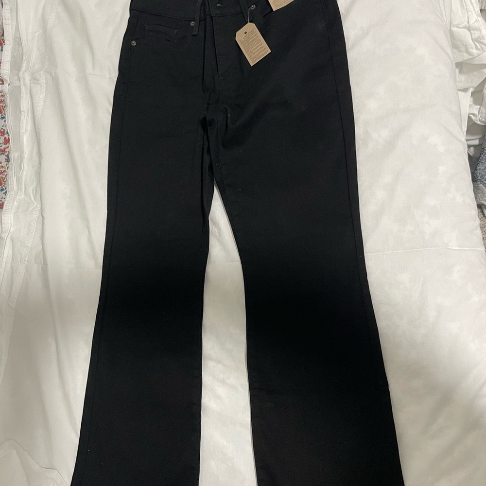 Levi's Black Flare Jeans for Women